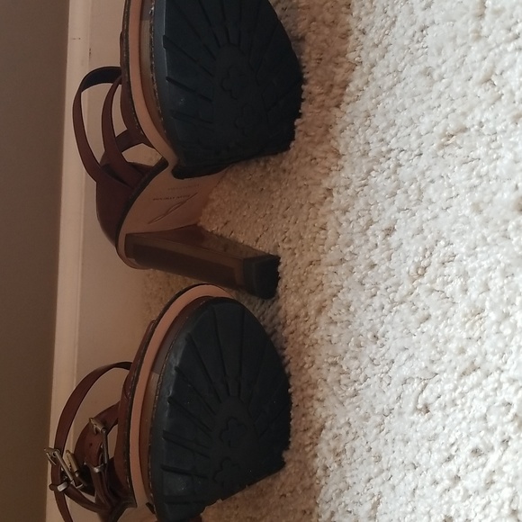 Brian Atwood brown high heel sandals  shoes 6 - Picture 3 of 14